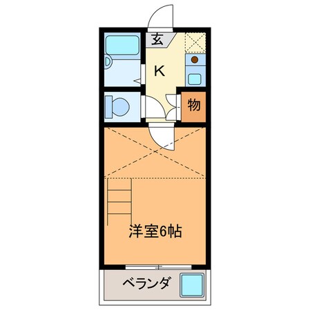 ハイム駅南の物件間取画像